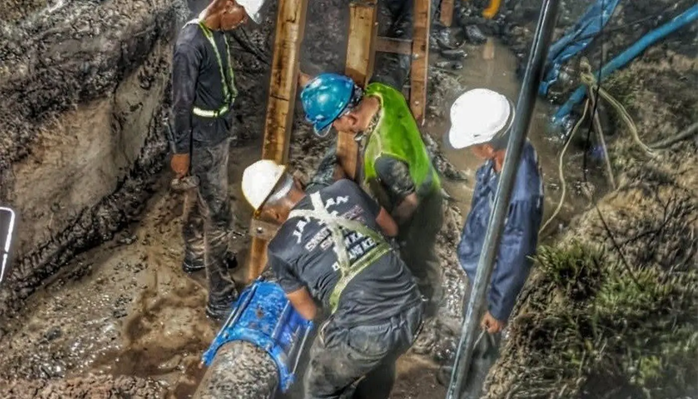 Miri Water Supply Restored After Pipe Repair at GK Roundabout 1 Sarawak, Sarawak News, Miri, Miri News, Sarawak Water Sdn Bhd, Water Supply, Infrastructure Maintenance, GK Roundabout, Public Utilities, Service Restoration