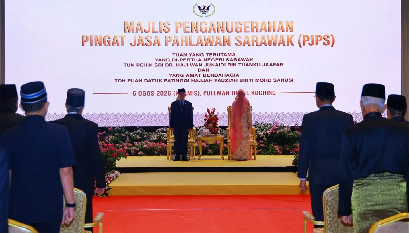 Sarawak Governor Honours 301 Security Force Veterans 1 Sarawak, Sarawak News, Kuching, Kuching News, PJPS Award, ATM Veterans, PDRM Veterans, State Honours, Patriotism