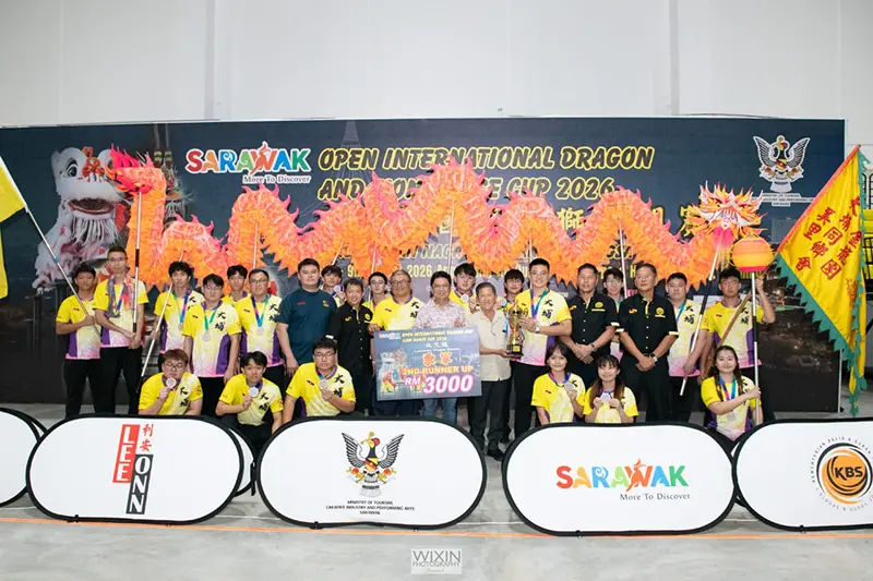 Johor Team Wins Sarawak Luminous Dragon Dance 2026 Competition 4 Sarawak Luminous Dragon Dance 2026 3rd