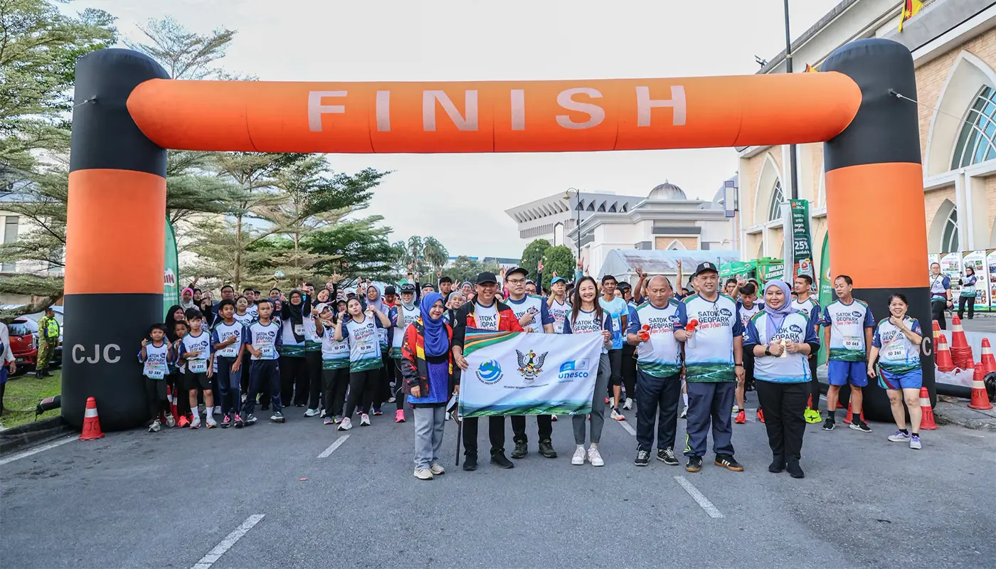 Satok Geopark Fun Run Celebrates Sarawak Delta UNESCO Geopark Recognition 1 Sarawak, Sarawak News, Kuching, Kuching News, Satok, UNESCO Geopark, Community Event, Tourism, Heritage