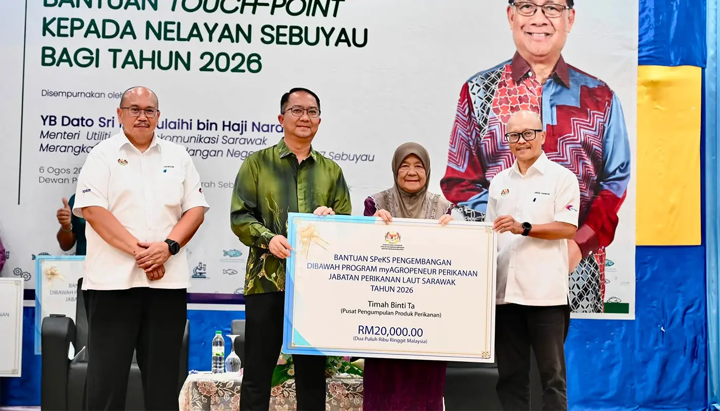 Sarawak, Sarawak News, Sebuyau, Sebuyau News, JPLS, Fisheries Department, Fishing Community, Marine Fisheries, Rural Development, myAP