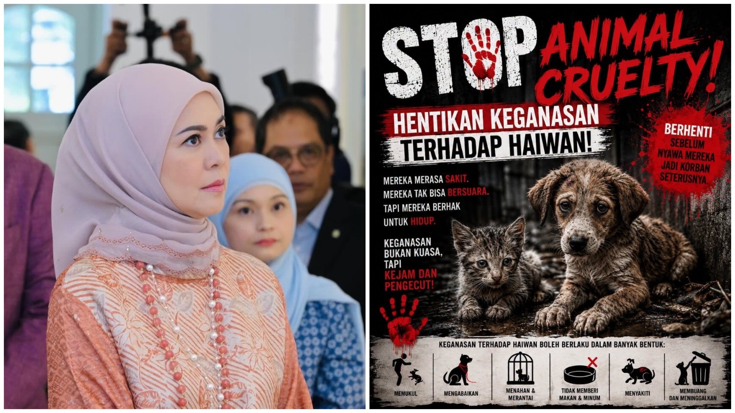 Selangor Queen Mother Calls for Tougher Action Against Animal Cruelty 1 Selangor Queen Mother Calls for Tougher Action Against Animal Cruelty