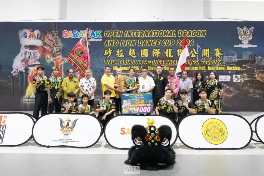 Sarawak, Sarawak News, Kuching, Kuching News, Johor, Johor News, Lion Dance, Traditional Southern Lion Dance, Dragon Dance 2026, Sarawak Open International Dragon and Lion Dance Cup, Indonesia, Sarawak Events
