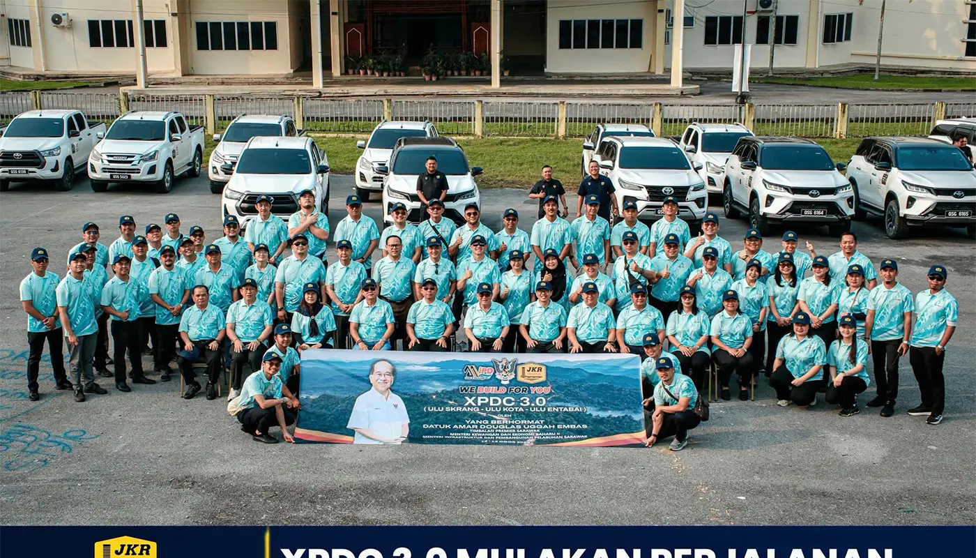 XPDC 3.0 Begins Betong Journey Towards Ulu Skrang 1 Sarawak, Sarawak News, Betong, Betong News, Ulu Skrang, Ulu Kota, Ulu Entabai, JKR Sarawak, Douglas Uggah Embas, Infrastructure, Rural Development, Connectivity, Sarawak Development