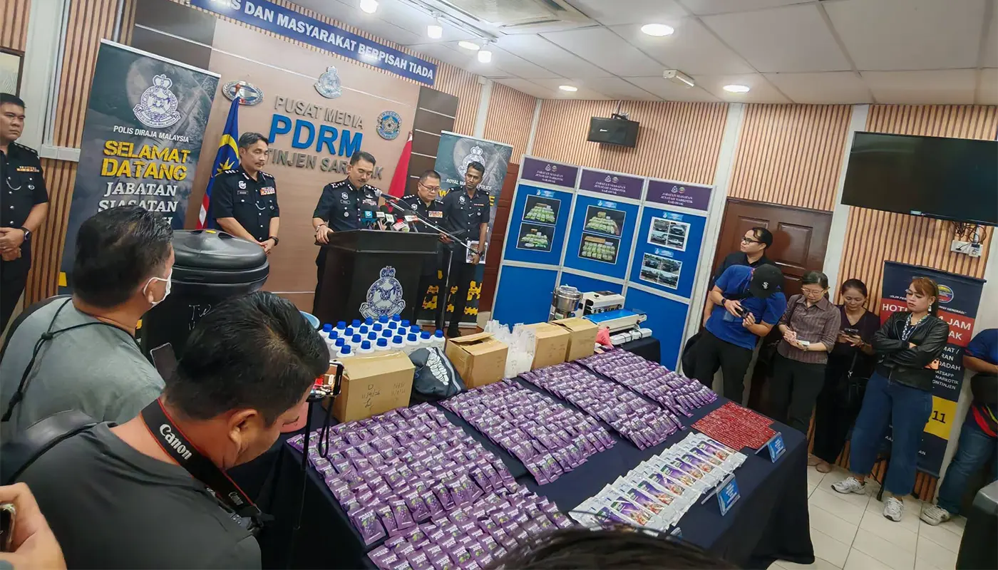 Sarawak, Sarawak News, Kuching, Kuching News, Limbang, Drug Seizure, Narcotics, Police Operation